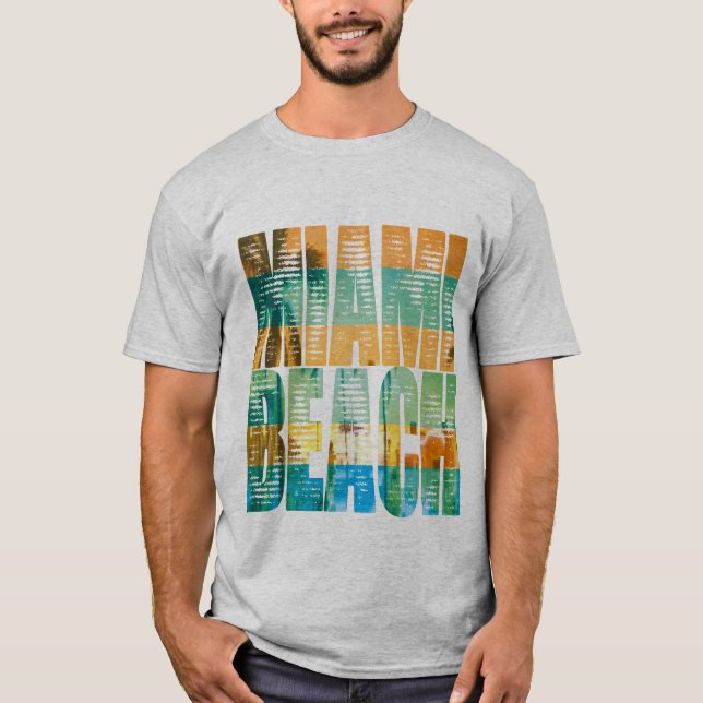 Camiseta miami beach fun (Frente)