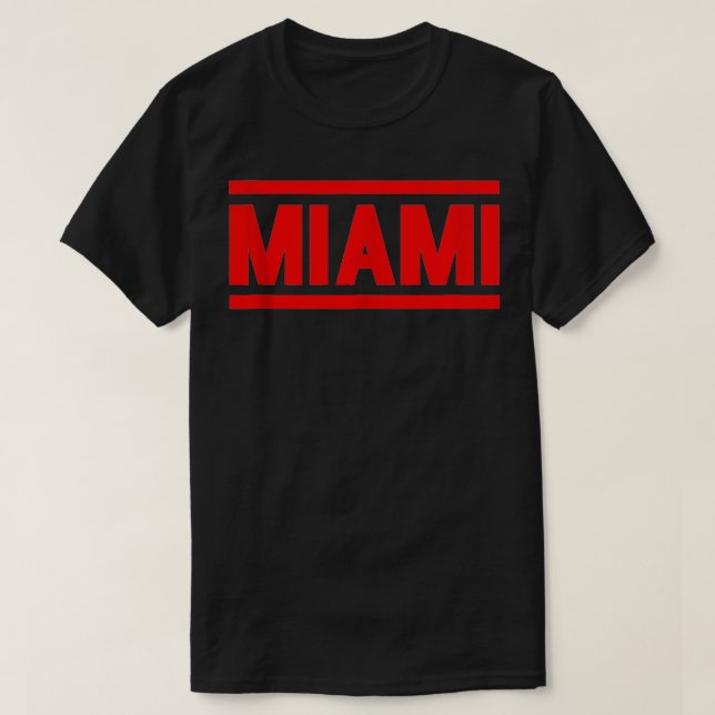 Camiseta Miami Beach Novelty's I Love Miami Florida Miami (Frente do Design)