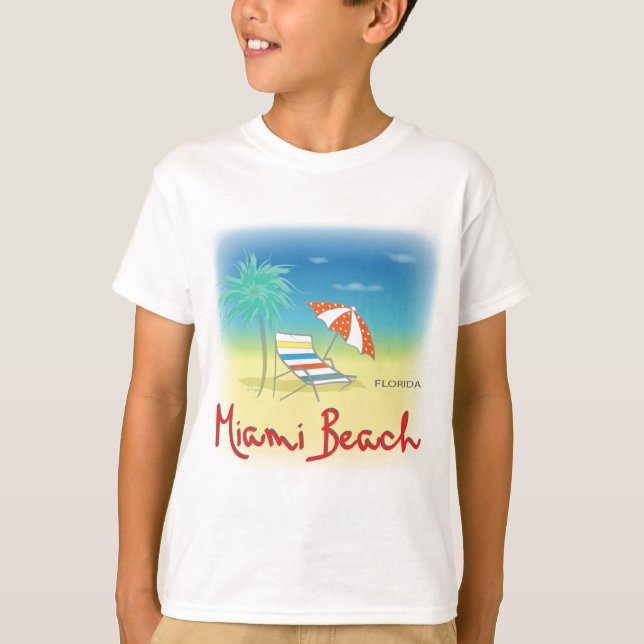 Camiseta Miami Beach Palms (Frente)