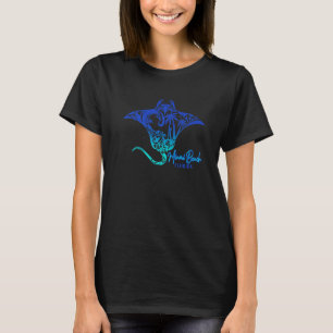 Camiseta Miami Beach Sea Stingray Flórida Correspondência F