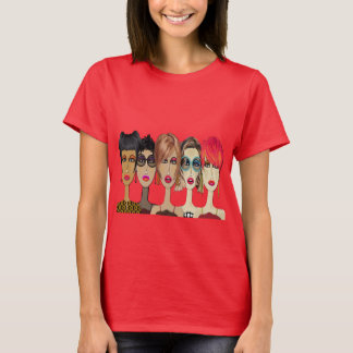 Camiseta Miami Chic – Bold Fashionista Pop Art T-Shirt
