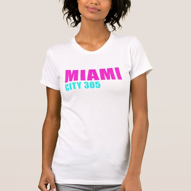 Camiseta Miami City 305 (Frente)