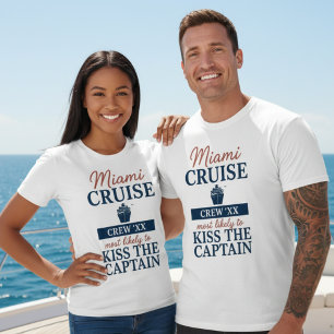Camiseta Miami Cruise Crew Beija Capitão