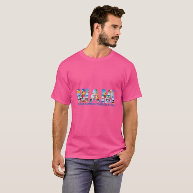 Camiseta Miami Endless Summer Timeless Style  (Frente Completa)