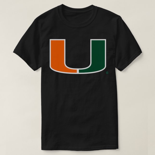 Camiseta Miami Fla HURRICANOS CORAL GABLES FL (Frente do Design)