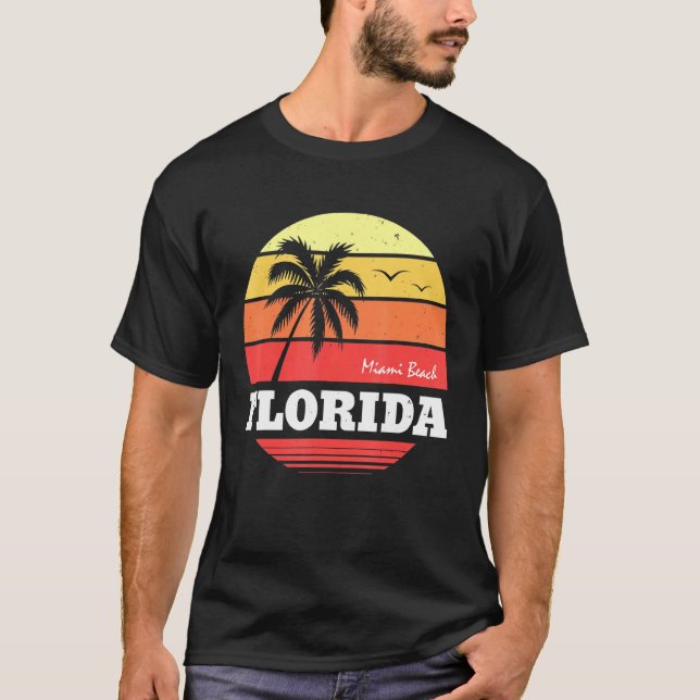 Camiseta Miami Florida City Seal State Home Pride Dade Coun (Frente)