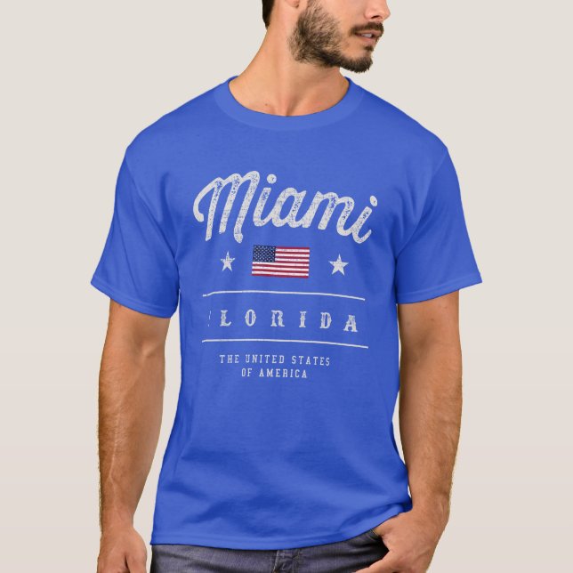 Camiseta Miami Florida EUA (Frente)