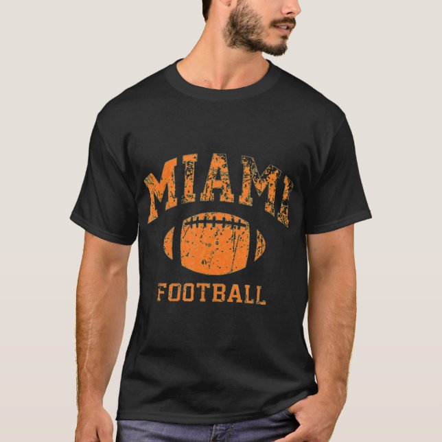 Camiseta Miami Football funny (Frente)