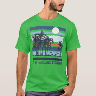 Camiseta Miami Gardens Flórida Vintage Verão Anos 80 Praia