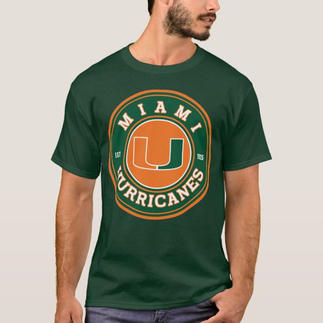 Camiseta Miami hurricanes 1925 vector boy (Frente)