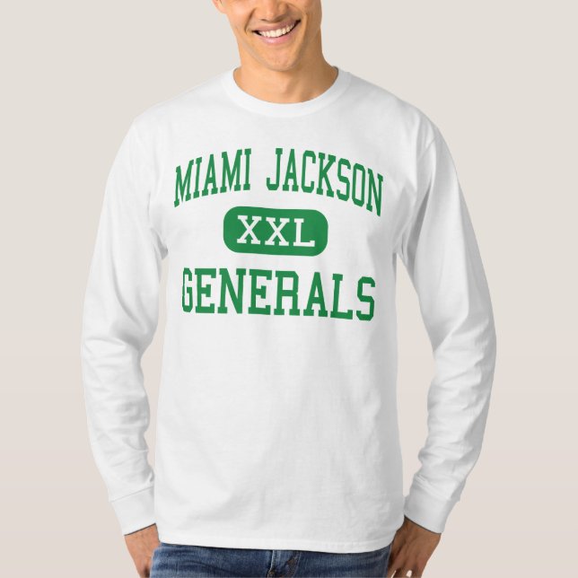 Camiseta Miami Jackson - generais - alto - Miami Florida (Frente)