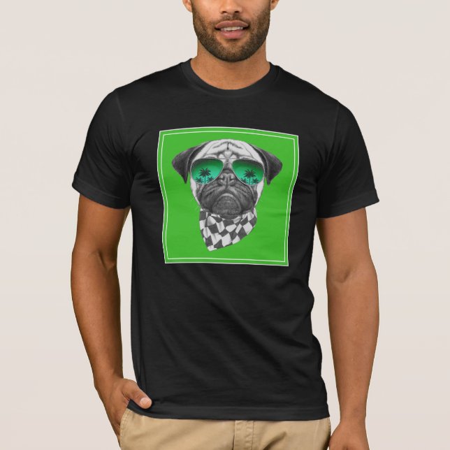 Camiseta Miami Pug (Frente)