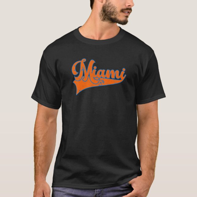 Camiseta Miami Souvenir Florida Hometown (Frente)
