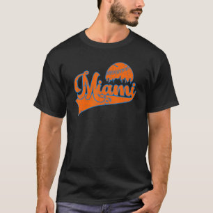 Camiseta Miami Souvenir Florida Skyline Hometown, 1