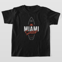Miami Surf – Design de Surfboard Sunset Vintage da