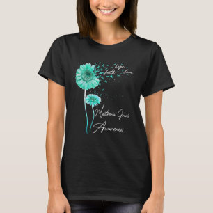 Camiseta Miastenia Gravis Consciência Fé Esperança Amor Dai