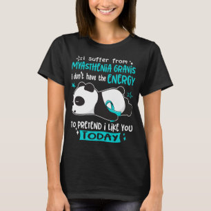 Camiseta Miastenia Gravis Consciência Mês Presentes na Fi