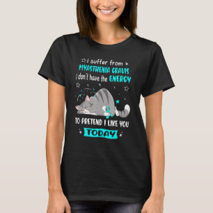 Camiseta Miastenia Gravis Warrior I Sofre De Miastenia