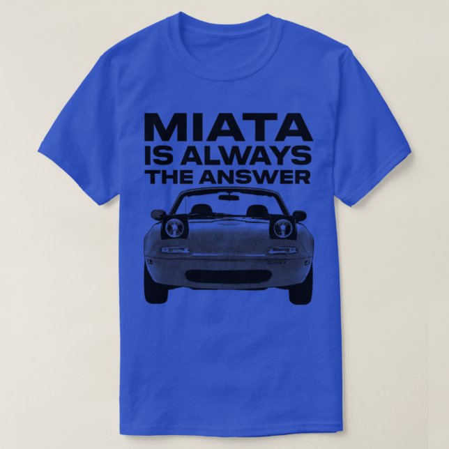 Camiseta Miata É Sempre A Resposta1 (Frente do Design)