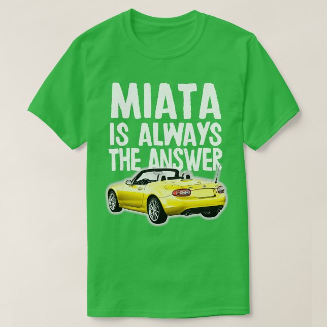 Camiseta Miata é sempre a resposta do Design Mazda MiataMX5 (Frente do Design)