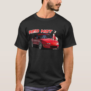 Camiseta Miata MX-5 encarnado