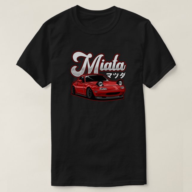 Camiseta Miata MX-5 NA Red TShirt Essential T-Shirt (Frente do Design)