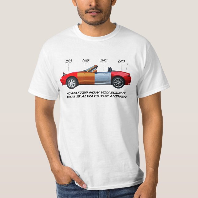 Camiseta Miatas cortou o T (Frente)