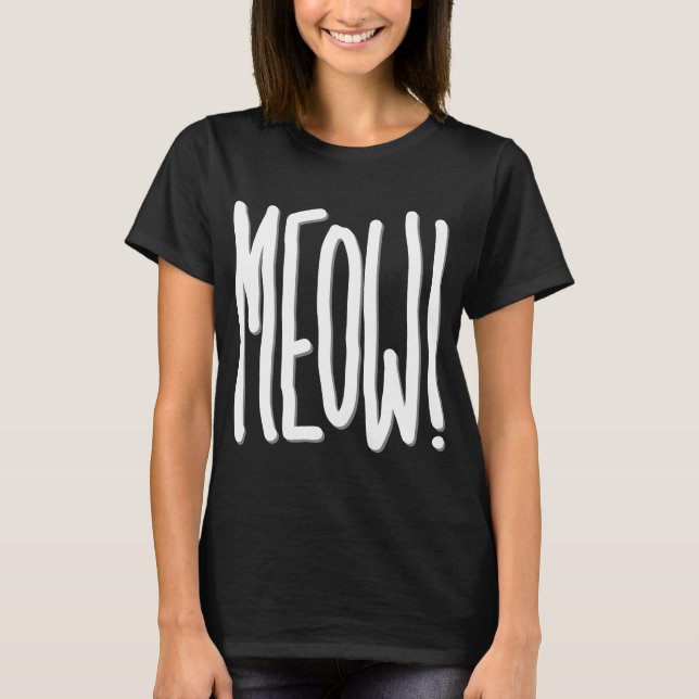 Camiseta Miau! (Frente)
