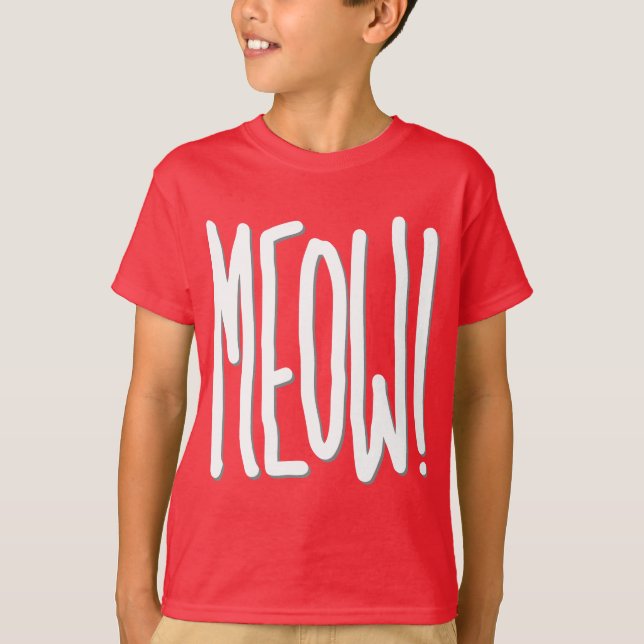 Camiseta Miau! (Frente)
