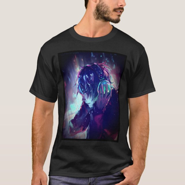 Camiseta Miau de gato Clássico  (Frente)