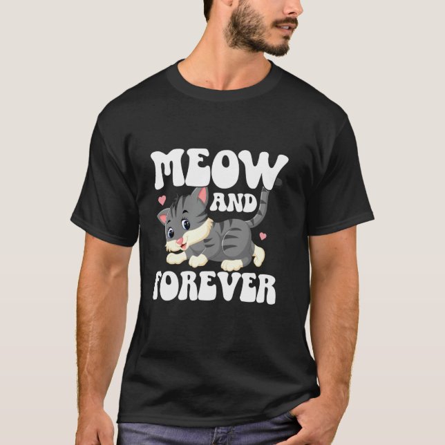 Camiseta Miau e Gata Mãe para Sempre (Frente)