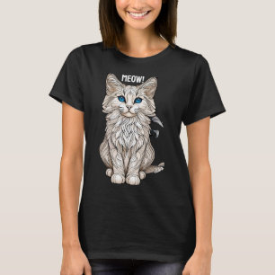 Camiseta Miau! Gato