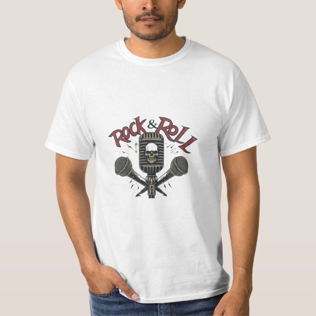 Camiseta Mic Drop (microfone crônico) (Frente)