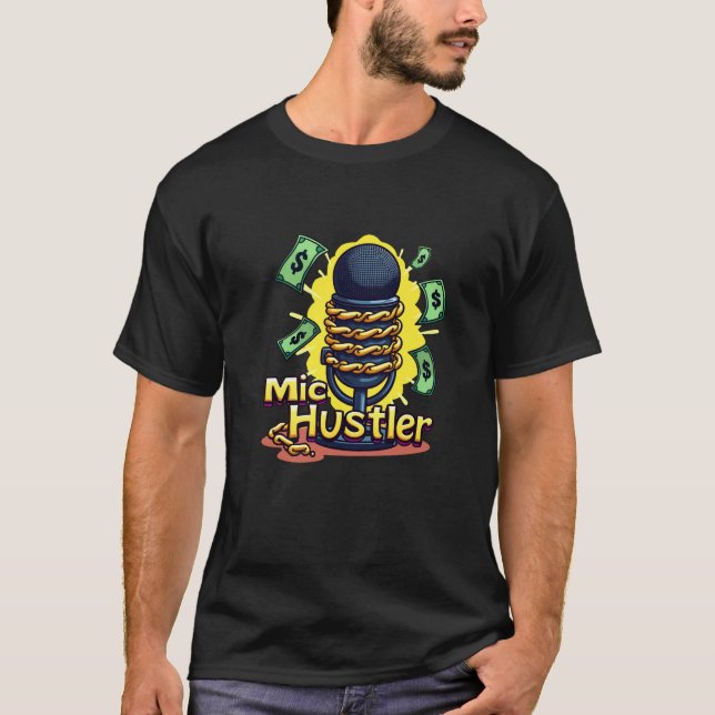 Camiseta Mic Hustler (Frente)