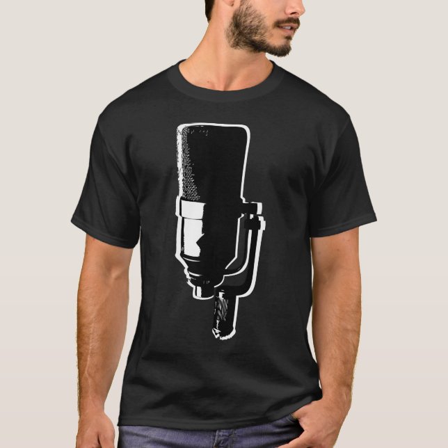 Camiseta Mic solitário (Frente)