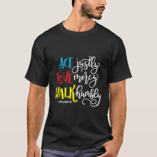 Camiseta Micah 68 Act Love Walk