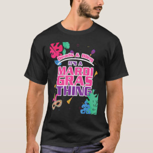 Camiseta Miçangas E Bling Mardi Gras Mardigrame Carne
