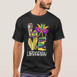 Camiseta Miçangas Leopardo Bling Love Bibliotecas Mardi Gra