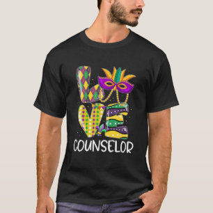 Camiseta Miçangas Leopardo Bling LOVE Conselheiro Mardi Gra