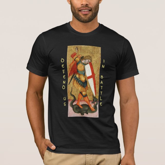 Camiseta Michael Archangel e Dragão Negro Sienês (Frente)