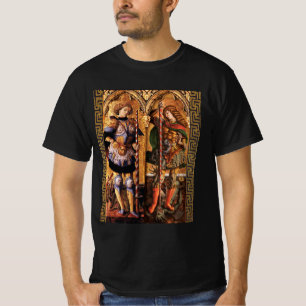 Camiseta Michael Archangel e o Santo George com Dragão