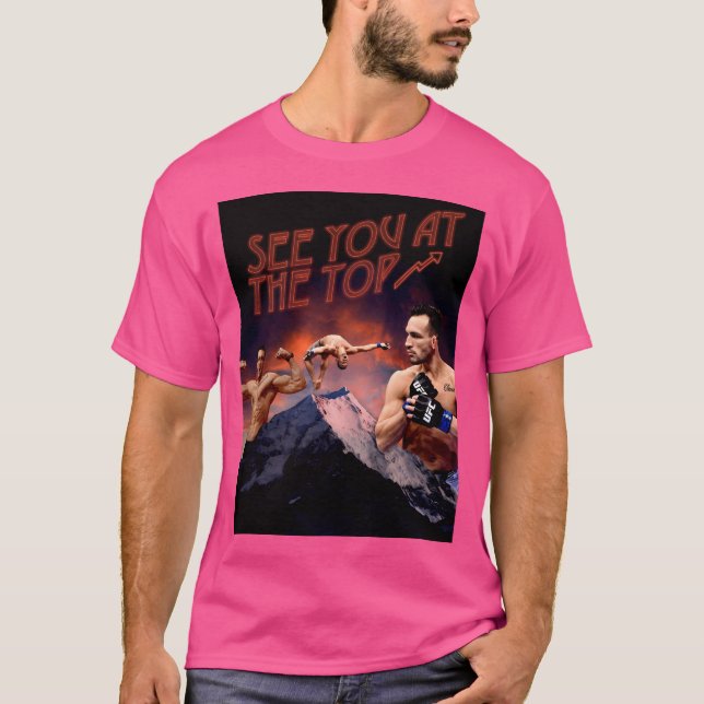 Camiseta Michael Chandler Te Vê No Topo (Frente)