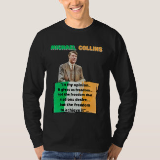 Camiseta Michael Collins Irish Rebel fala sobre a liberdade