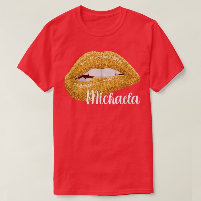 Camiseta Michael First Name Gift (Frente do Design)