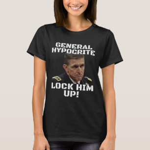 Camiseta Michael Flynn Culpado Hipócrita Trancem Ele Políti