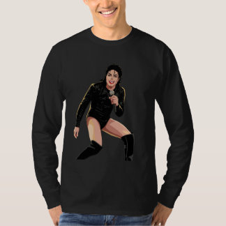 Camiseta Michael Jackson ao Vivo Bad World Tour Aintree 198