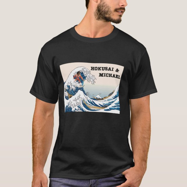Camiseta Michael Jackson - Hokusai 001 (Frente)