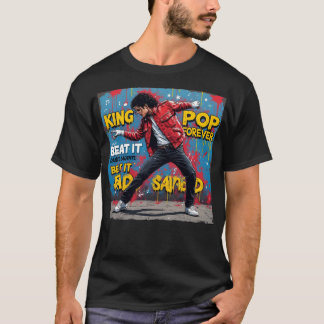 Camiseta Michael Jackson Rei do Pop para Sempre | Beat It R
