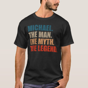 Camiseta Michael O Homem O Mito A Lenda