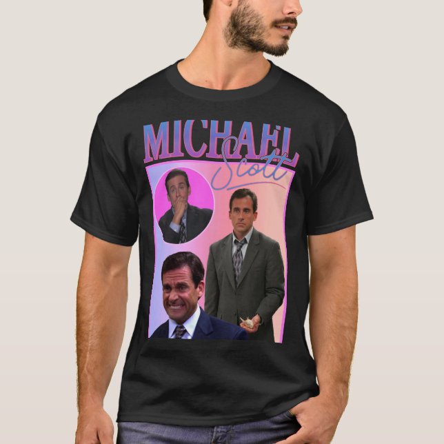 Camiseta Michael Scott Classic T-Shirt (Frente)